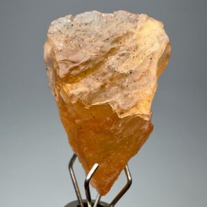 6 Ct Fluorescent Hackmanite Rare Peach Color Crystal With Black Dots Inclusion Afghanistan