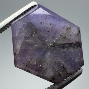 6 Carat Fluorescent Pink Sapphire Trapiche From Badakhshan