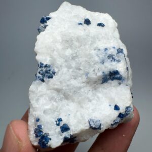 181 Gram Terminated Blue Spinel Crystals On Matrix Specimen From Pakistan