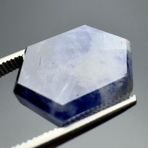 11 Carat Bi Color Sapphire Slice From Badakhshan Afghanistan