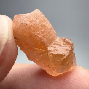 7 Ct Rare Peach Color Hackmanite, Fluorescent Crystal Rough for Cabbing from Afghanistan