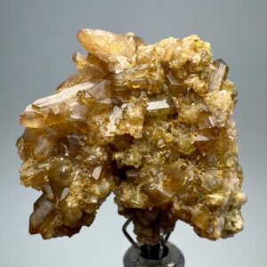 22 Carat Natural Childrenite-Eosphorite Crystals Cluster With Rose Quartz From Nuristan Afghanistan