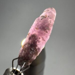 10.50 Ct Natural Fluorescent Pink Sapphire Crystal From Badakhshan Afghanistan– Rare Collector Mineral Gemstone