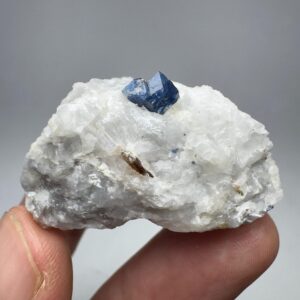 167 Carat Blue Spinel Crystals Specimen W/Mica on matrix From Pakistan