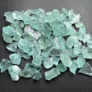 85 Carat Fluorescent Phosphorescent Green Fluorite Crystals Lot From Gilgit Pakistan