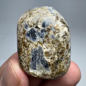 54 Grams Polished Bi-Color Sapphire on Mica from Badakhshan, Afghanistan