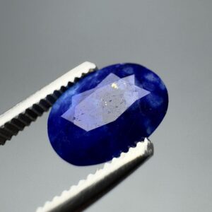 Faceted Hauyne Gemstone | 0.90 Carat, Rare Blue Stone from Afghanistan