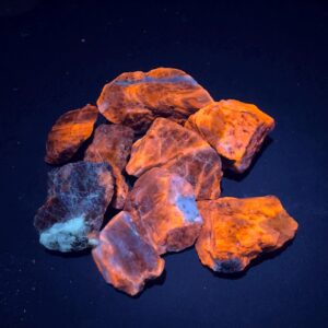 46 Grams Fluorescent, Green Sodalite Crystals Lot Badakhshan Afghanistan | UV Reactive Mineral Specimen