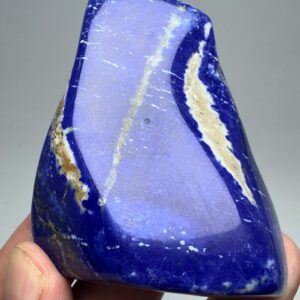 126 Gram Natural Unique Polished lapis Lazuli Freeform From Badakhshan Afghanistan