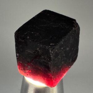 53 Gram Natural Rhodolite Garnet Crystal Rare Vibrant Collector Mineral Specimen Display from Afghanistan