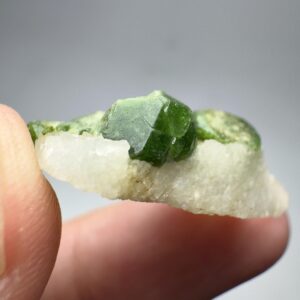 23 Carat NATURAL, Green Dravite Tourmaline Crystals On Matrix @Skardu Pakistan