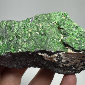284 Gram Green Uvarovite Garnet Tiny Crystals Cluster on Matrix From Afghanistan