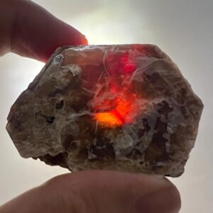 48 Grams S.W Fluorescent Phlogopite, Honey Color Crystal From Badakhshan Afghanistan