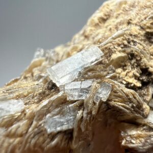 42 Carat Aquamarine Crystals W/ Mica Matrix Skardu Pakistan – Natural Collector Mineral Specimen