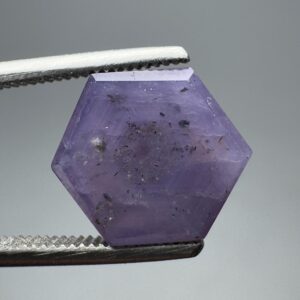 3.50 Carat Natural Pink Sapphire Corundum Trapiche, hexagon, Slice From Badakhshan Afghanistan