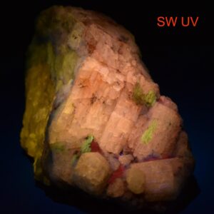 878 Carat Terminated Fluorescent Wernerite Scapolite Crystal With Pyrite From Badakhshan Afghanistan