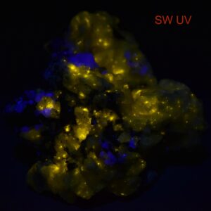 Rare 240 Carat Fluorescent Herderite Crystals With Fluorescent Apatite & Epidote On Feldspar From Skardu