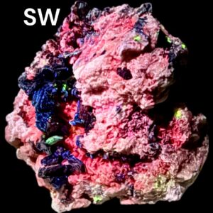 265 Gram Natural Childrenite-Eosphorite Crystals Cluster With Rose Quartz Crystals On Fluorescent Albite, Hyalite & mica  From Afghanistan