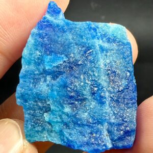 76 Carat Fluorescent Blue Hauyne Crystal From Badakhshan Afghanistan