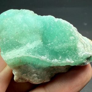 281 Natural Aragonite W/Azurite From Helmand Afghanistan