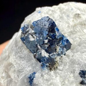 343 Gram Blue, Spinel Crystal With Mica On Matrix From Skardu Pakistan