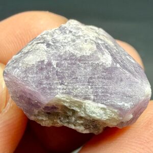 55 Carat Fluorescent Purple Spinel Crystal From Badakhshan Afghanistan