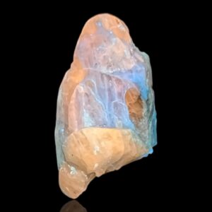 25 Carat Fluorescent Sky Blue Afghanite Partial Crystal From Badakhshan Afghanistan