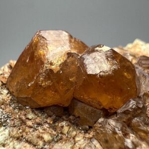 347 Carat Natural Hessonite Grossular Garnet Crystals Specimen from Pakistan