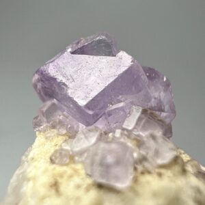 8 Carat Fluorescent Phosphorescent Purple Apatite Crystal Specimen From Kunar Afghanistan