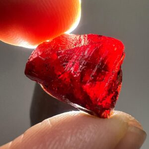 24 Carat Fluorescent Terminated Zircon Crystal From Pakistan