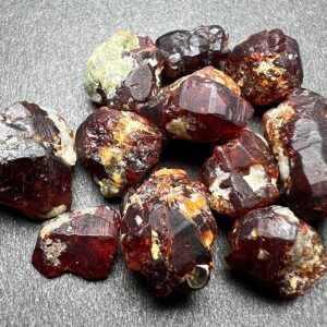 432 Carat Clinohumite (Chondrodite) Garnet Crystals Lot From Badakhshan Afghanistan