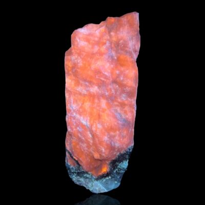 253 Gram Fluorescent Sky Blue Hackmanite with Phlogopite and Hyalite from Badakhshan Afghanistan