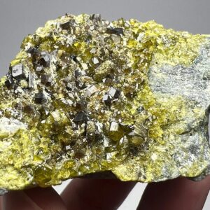 633 Carat Green Vesuvianite Crystal Specimen With Andradite Garnet & Epidote From Afghanistan