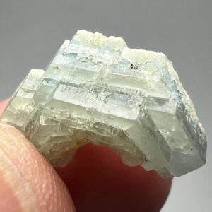 5 Carat Vorobyevite ( Rostrite ) Beryl Crystal With Pyrite From Badakhshan Afghanistan