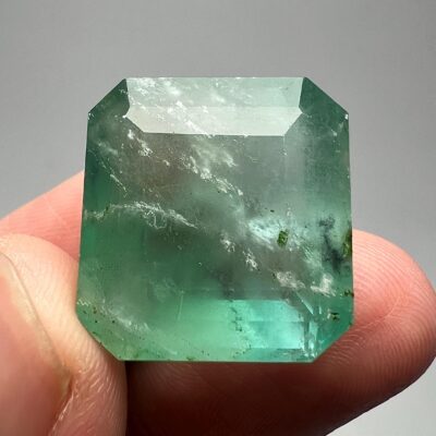 40 Carat Faceted Fluorite Cut Gemstone From Afghanistan