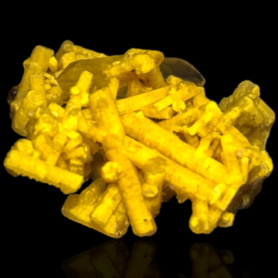 84 Carat Fluorescent Apatite Crystal Bunch with Quartz from Skardu Pakistan