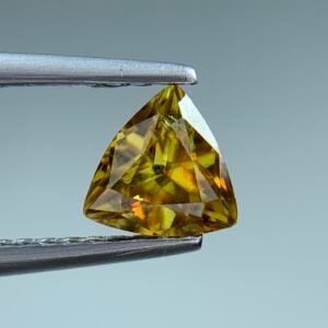 0.55 CT Faceted Sphene Cut Gemstone From Pakistan