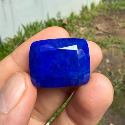 45.71 CT Faceted Lazurite Loose Gemstone From Afghanistan