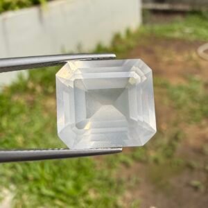 9.85 CT Faceted Moonstone Cut Gemstone From Pakistan